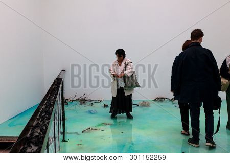 Venice, Italy - May 11: Installation View Of Laure Prouvost, 