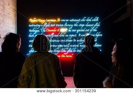Venice, Italy - May 08: Installation By Tavares Strachan Titled Robert Henry Lawrence Jr Exposed At 