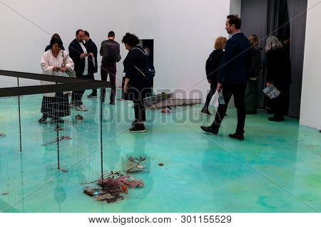Venice, Italy - May 11: Installation View Of Laure Prouvost, 