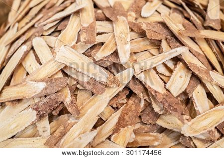 group stacks of traditional Chinese medicine, Astragali Radix