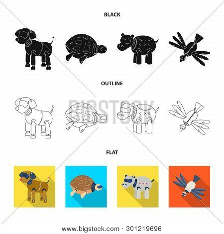 Vector Design Of Toy And Science Sign. Collection Of Toy And Toy Vector Icon For Stock.