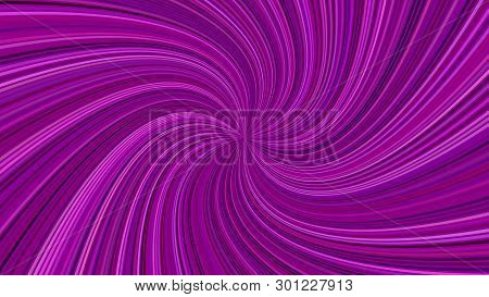 Purple Psychedelic Abstract Striped Spiral Background Design With Swirling Rays