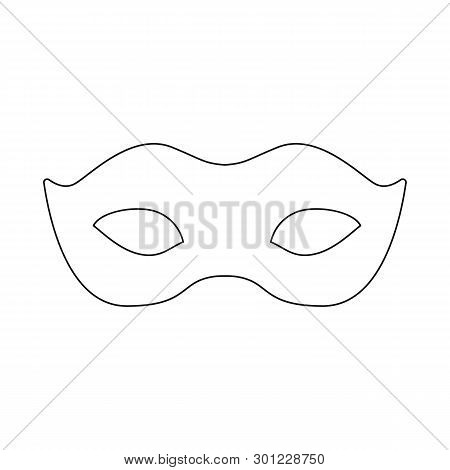 Vector Illustration Of Masquerade  And Mystery Logo. Collection Of Masquerade  And Festival Stock Ve