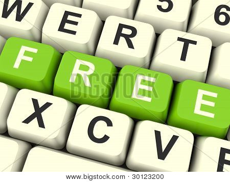Teclas de computador mostrando os brindes e promoções