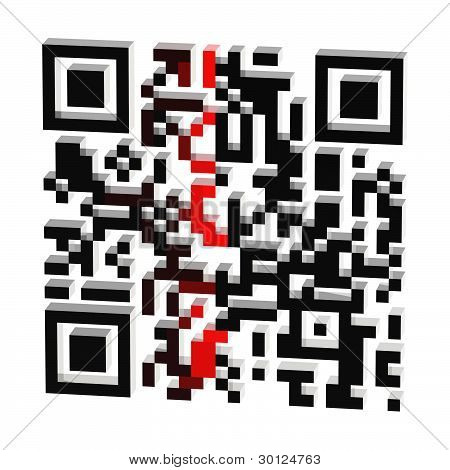 QR コードの分離されたプロセスをスキャン