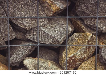 Stone Background. Texture Of Stone, Cobblestone, Pavement, Granite