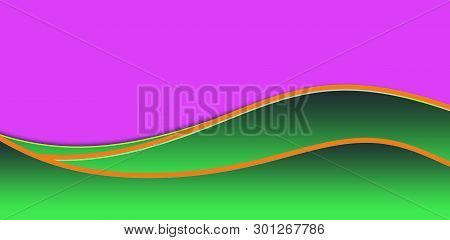 Green And Pink Colour Web Background Design Wallpaper.