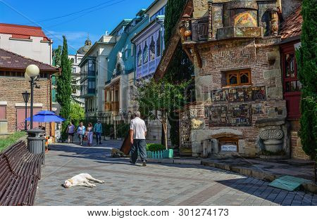 Clock Tower Of Rezo Gabriadze Theater
