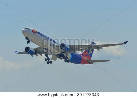 Airplane Taking-off From Kansai Airport