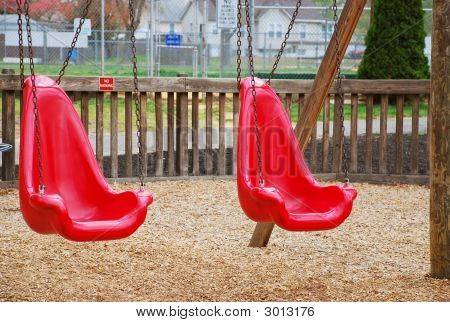 Red Swing Set Image & Photo (Free Trial) | Bigstock