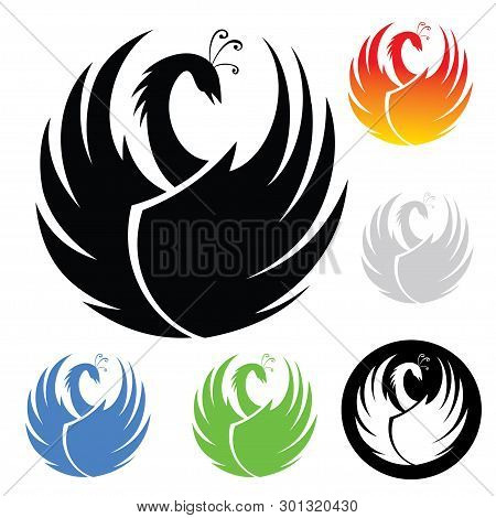 Phoenix Symbol - Vector Illustration - Vector