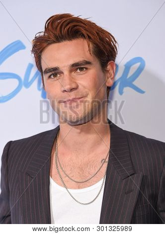 LOS ANGELES - APR 29:  KJ Apa arrives for the Netflix 'The Last Summer' Premiere on April 29, 2019 in Hollywood, CA