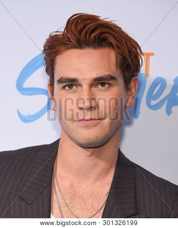 LOS ANGELES - APR 29:  KJ Apa arrives for the Netflix 'The Last Summer' Premiere on April 29, 2019 in Hollywood, CA