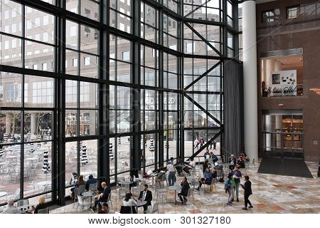 New York, Ny - Apr 14: Brookfield Place In Manhattan, New York, As Seen On April 14, 2019. Also Know