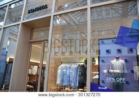 New York, Ny  Apr 14: Bonobos Store At Brookfield Place In Manhattan, New York, As Seen On April 14,