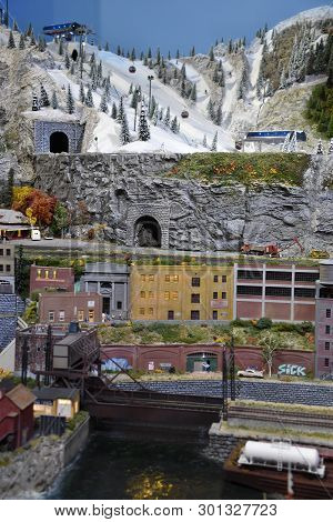 New York, Ny - Apr 14: Gulliver\'s Gate In Manhattan, New York, As Seen On April 14, 2019. It Is A T