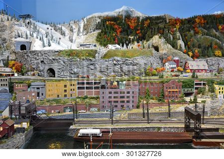 New York, Ny - Apr 14: Gulliver\'s Gate In Manhattan, New York, As Seen On April 14, 2019. It Is A T