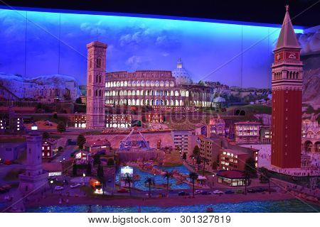 New York, Ny - Apr 14: Gulliver\'s Gate In Manhattan, New York, As Seen On April 14, 2019. It Is A T