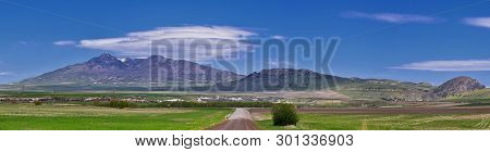 Tremonton And Logan Valley Landscape Views From Highway 30 Pass, Including Fielding, Beaverdam, Rive