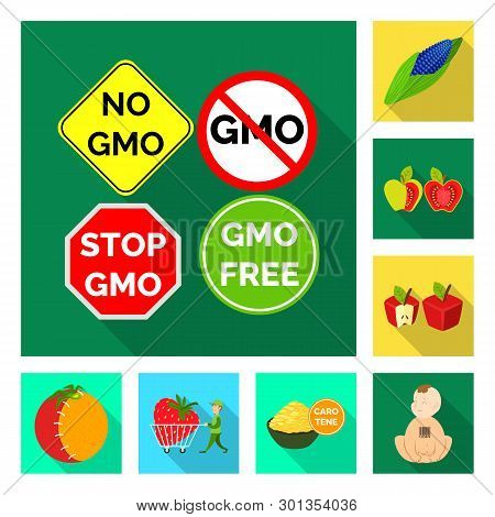 Vector Design Of Test And Synthetic Symbol. Set Of Test And Laboratory Stock Vector Illustration.