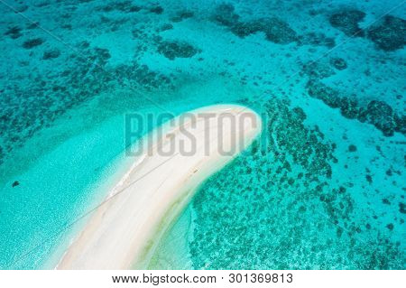 A Perfect Sandbar Beach With No People