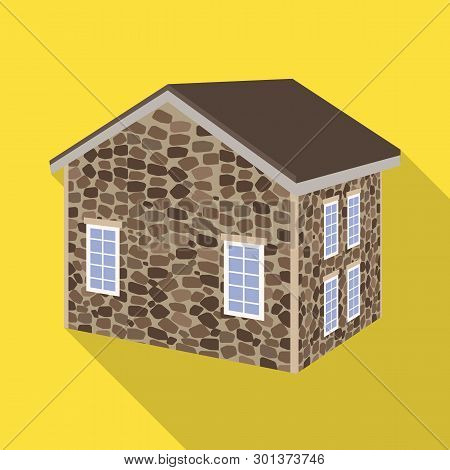 Vector Illustration Of House And Residential Logo. Set Of House And Realty Stock Vector Illustration