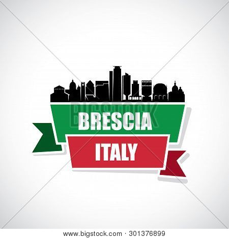 Brescia Skyline - Italy - Vector Illustration - Vector