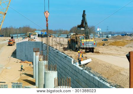 Road Repair, Expansion And Improvement Of The Road Network, Construction Of A Road Junction, Guryev 