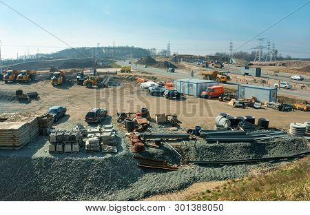 Road Repair, Expansion And Improvement Of The Road Network, Construction Of A Road Junction, Guryev 