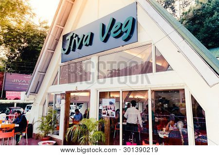 Jiva Veg Restaurant, Cherrapunjee, Meghalaya, India 28 Decenber 2018 - View Of Exterior Jiva Veg Res