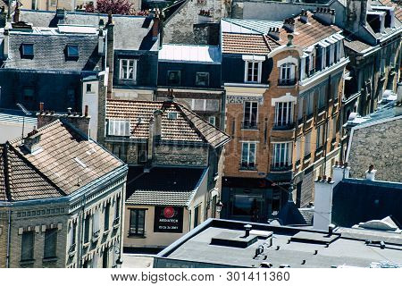 Reims France May 15, 2019 View Of The City Of Reims From The Top Of The Notre Dame De Reims Cathedra