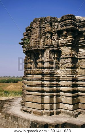 Anandeshwar Temple At Lasur In Daryapur Taluka, Amravati District, Maharashtra, India.