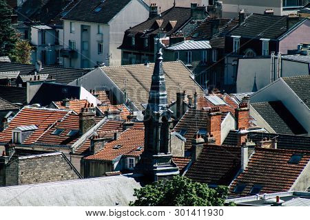 Reims France May 15, 2019 View Of The City Of Reims From The Top Of The Notre Dame De Reims Cathedra