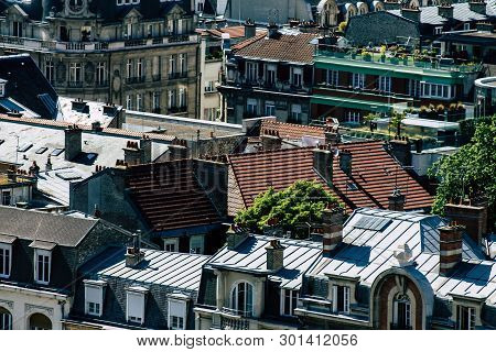 Reims France May 15, 2019 View Of The City Of Reims From The Top Of The Notre Dame De Reims Cathedra