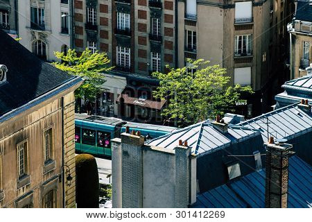 Reims France May 15, 2019 View Of The City Of Reims From The Top Of The Notre Dame De Reims Cathedra