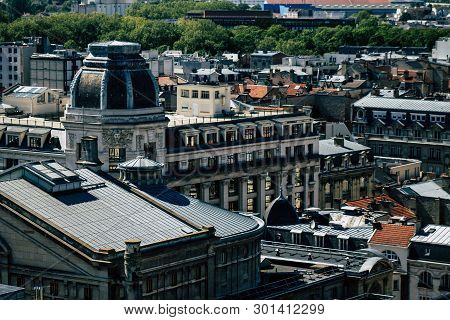 Reims France May 15, 2019 View Of The City Of Reims From The Top Of The Notre Dame De Reims Cathedra