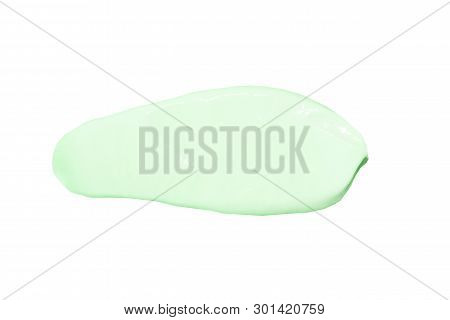Multicolored Cosmetic Liquid Gel Isolated On White Background. Cosmetic Texture. Professional Makeup