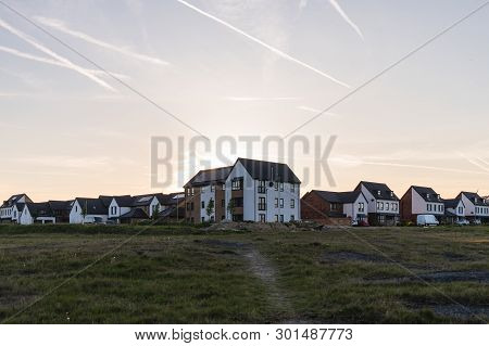 Newly Built Houses On The Waverley Residential Estate Found Near Sheffield And Rotherham, South York