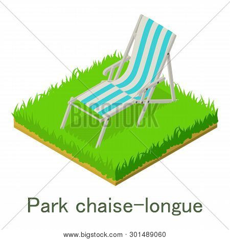 Park Chaise-longue Icon. Isometric Illustration Of Park Chaise-longue Icon For Web.