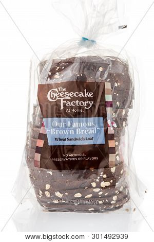 Winneconne, Wi - 12 May 2019 : A Package Of The Cheesecake Factory Brown Bread Wheat Sandwich Loaf O