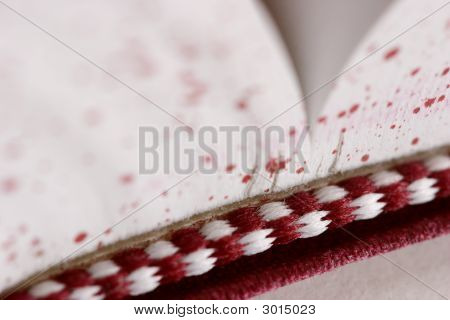 Boek bindend close-up