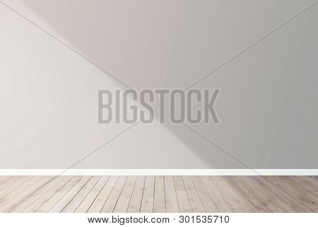 Beige blank concrete wall mockup