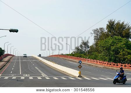 Tainan, Taiwan - April 11, 2019 :  Taijiang National Park On The Morning