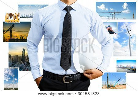 Male Engineer And Industrial And Power .industrial Business