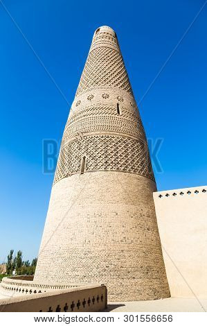 Emin Minaret, Or Sugong Tower, In Turpan, Is The Largest Ancient Islamic Tower In Xinjiang, China.
