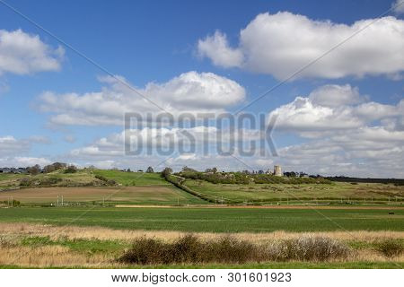 Hadleigh Castle And Surrounding Countryside, Essex, England, United Kingdom