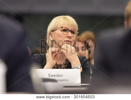 Brussels, Belgium - May 14, 2019: Eap Eastern Partnership. Meeting Of Eu Leaders At The Eu Headquart