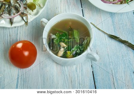 Italian-american Escarole And Bean Soup