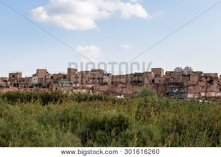 Aug 2017, Kashgar, Xinjiang, China: Poor Districts On The Outskirts Of Kashgar Old Town,