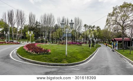 Florya,istanbul,turkey-march 30,2019. General View From Florya Social Facilities And Public Park In 